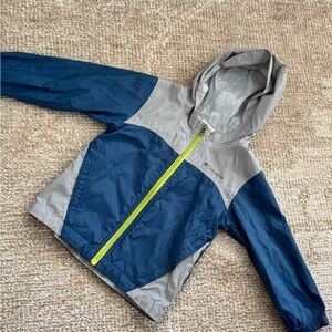 Columbia Navy and Light Gray Hooded Jacket